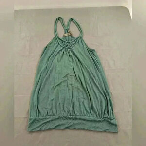 American Rag Teal Sleeveless Tank Size Medium Rope Straps